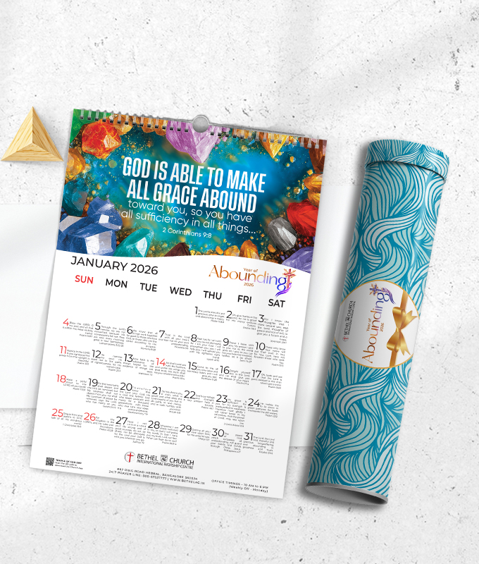 Wall Calendar 2026 (Packed Individually)